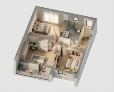 Apartament tip Duplex cu 4 camere și curte individuală de aproximativ 200 mp